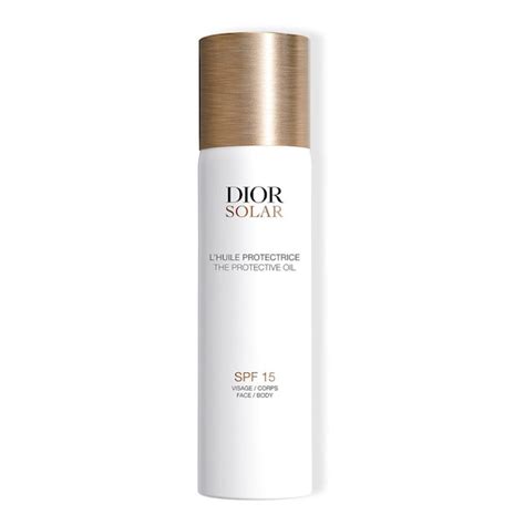 aceite solar dior|Dior Solar Aceite Protector para Rostro y Cuerpo SPF 15.